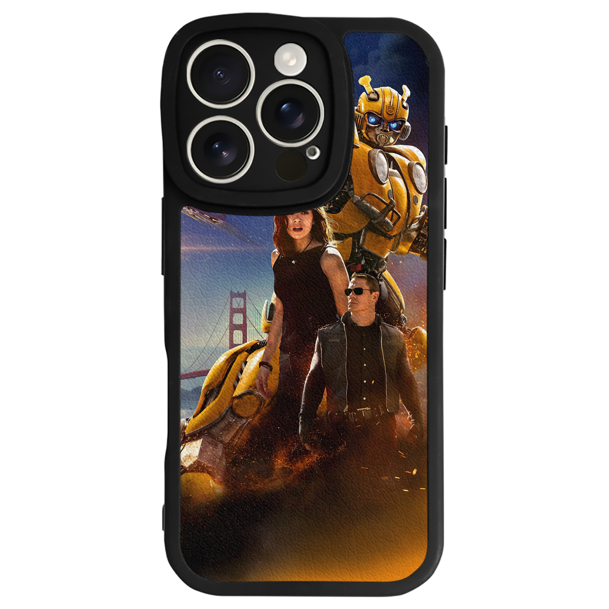 （画像用） Transformers トランスフォーマー 【iPhone 16シリーズ対応】シリコンスマホケース（レザー調） 材質：シリコン